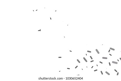 Dark Black vector layout with flat lines. Modern geometrical abstract illustration with staves. Best design for your ad, poster, banner.