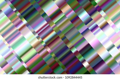 Dark Black vector layout with flat lines. Decorative shining illustration with lines on abstract template. The pattern can be used for websites.