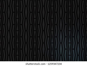 Dark Black vector layout with flat lines. Blurred decorative design in simple style with lines. The pattern can be used for busines ad, booklets, leaflets