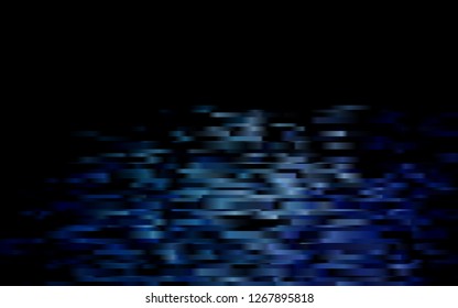 Dark Black vector layout with flat lines. Lines on blurred abstract background with gradient. Best design for your ad, poster, banner.