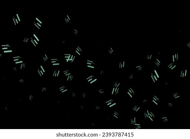 Dark black vector layout with flat lines. Decorative shining illustration with lines on abstract template. Pattern for websites, landing pages.