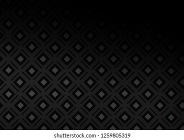 Dark Black vector layout with lines, rectangle. Colorful decorative design in simple style with lines, rhombuses. Smart design for your business advert.