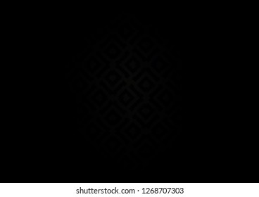 Dark Black vector layout with lines, rectangle. Colorful decorative design in simple style with lines, rhombuses. Backdrop for TV commercials.