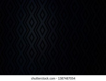 Dark Black vector layout with lines, rectangle. Colorful lines, squares on abstract background with gradient. Backdrop for TV commercials.
