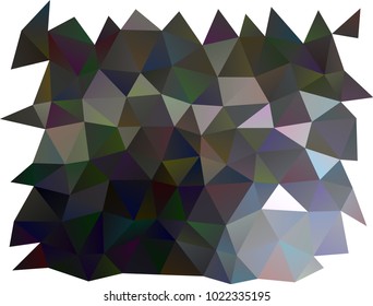 Dark Black vector low poly pattern. Modern geometrical abstract illustration with gradient. The template can be used as a background for cell phones.
