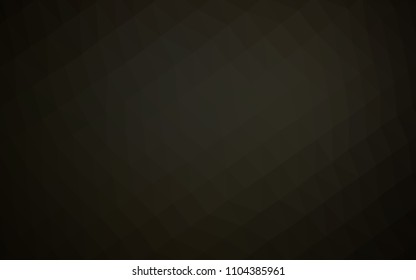 Dark Black vector low poly texture. An elegant bright illustration with gradient. A completely new design for your business.