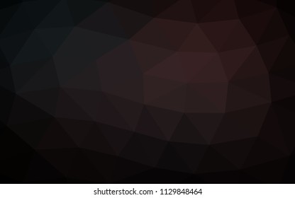Dark Black vector low poly low poly. A sample with polygonal shapes. A completely new template for your business design.