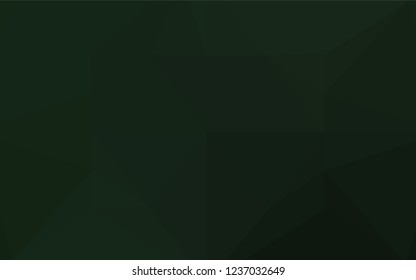 Dark Black vector low poly texture. Glitter abstract illustration with an elegant design. The best triangular design for your business.