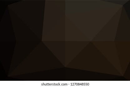 Dark Black vector low poly layout. A vague abstract illustration with gradient. Brand new design for your business.