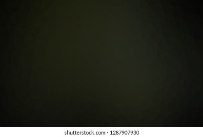 Dark Black vector low poly cover. Brand new colorful illustration in with gradient. New texture for your design.