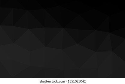 Dark Black vector low poly cover. Colorful illustration in Origami style with gradient. Brand new design for your business. Dark Black vector low poly cover. Colorful illustration in Origami style with gradient. Brand new design for your business.