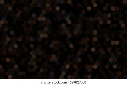 Dark Black vector low poly background. A sample with a polygonal design. Low poly illustration, low polygonal background.