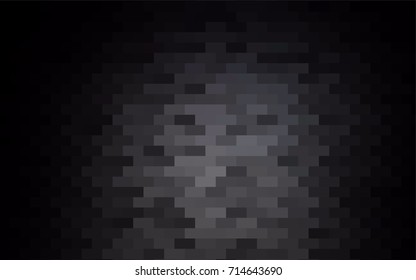 Dark Black vector low poly background. A sample with a polygonal design. Illustration in polygonal style with repeating squares Dark Black vector low poly background. A sample with a polygonal design. Illustration in polygonal style with repeating squares
