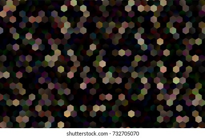 Dark Black vector low poly background. A sample with a polygonal design. Low poly illustration, low polygonal background.