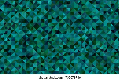 Dark Black vector low poly background. Geometric illustration in Origami style with gradient.  Brand-new design for your business.