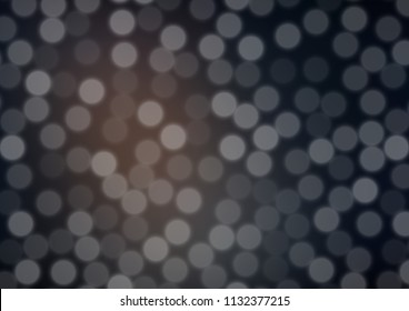 Dark Black vector modern bokeh pattern. Glitter abstract illustration with an elegant design. The template for backgrounds of cell phones.
