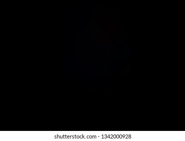 Dark Black vector modern bokeh pattern. Shining colorful illustration in a Brand new style. The background for your creative designs.