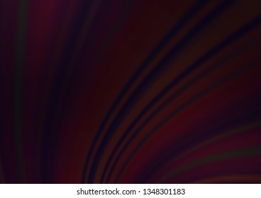 Dark Black vector modern bokeh pattern. A vague abstract illustration with gradient. The blurred design can be used for your web site.