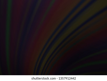 Dark Black vector modern bokeh pattern. Creative illustration in halftone style with gradient. A completely new template for your design.