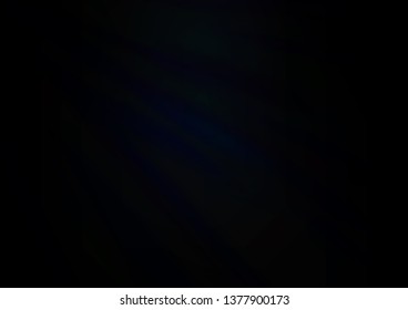 Dark Black vector modern bokeh pattern. Glitter abstract illustration with an elegant design. The blurred design can be used for your web site.