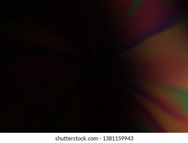 Dark Black vector modern bokeh pattern. Colorful illustration in abstract style with gradient. The template can be used for your brand book.