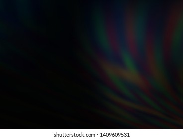 Dark Black vector modern bokeh pattern. A completely new color illustration in a bokeh style. The template can be used for your brand book.