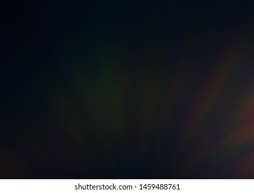 Dark Black vector modern bokeh pattern. Colorful abstract illustration with gradient. The blurred design can be used for your web site.