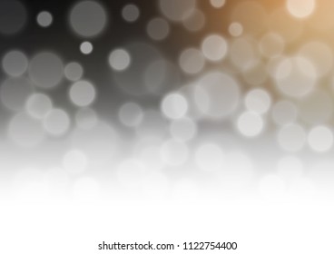 Dark Black vector modern elegant bokeh template. A completely new color illustration in a bokeh style. The background for your creative designs.