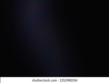 Dark Black vector modern elegant background. Modern geometrical abstract illustration with gradient. The template can be used for your brand book.
