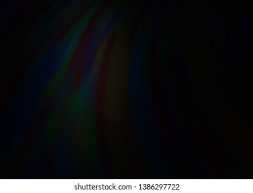 Dark Black vector modern elegant background. Colorful abstract illustration with gradient. Brand new style for your business design.