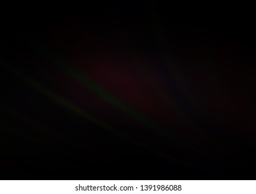 Dark Black vector modern elegant template. Colorful illustration in blurry style with gradient. The template for backgrounds of cell phones.