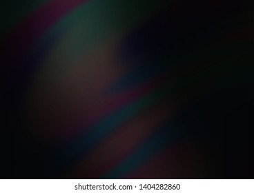 Dark Black vector modern elegant background. A completely new color illustration in a bokeh style. A completely new design for your business.