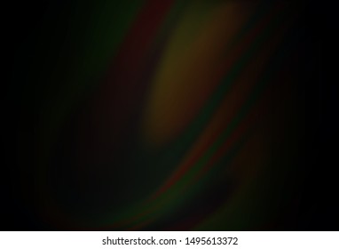 Dark Black vector modern elegant background. New colored illustration in blur style with gradient. Elegant background for a brand book.