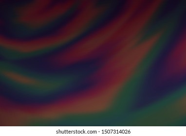 Dark Black vector modern elegant background. Colorful illustration in abstract style with gradient. Blurred design for your web site.