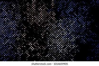 Dark Black vector modern geometrical background. Abstract template. Geometric pattern in square style with gradient.