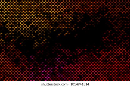 Dark Black vector modern geometrical background. Abstract template. Geometric pattern in square style with gradient.
