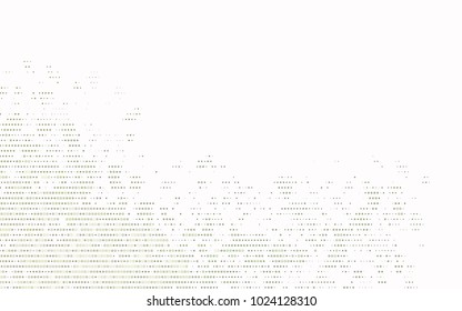 Dark Black vector modern geometrical circle abstract background. Dotted texture template. Geometric pattern in halftone style with gradient. 