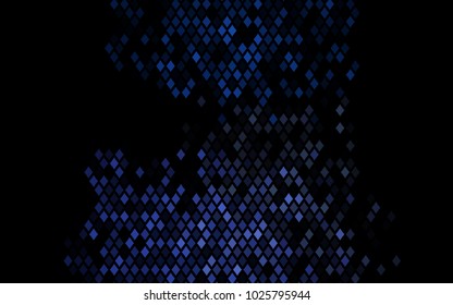 Dark Black vector modern geometrical background. Abstract template. Geometric pattern in square style with gradient.
