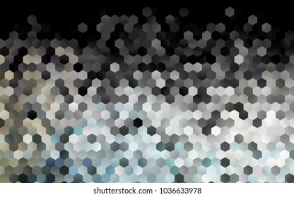 Dark Black vector modern geometrical abstract background. Texture, brand-new background. Geometric background in Origami style with gradient. 