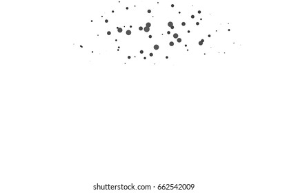 Dark Black vector modern geometrical circle abstract background. Dotted texture template. Geometric pattern in halftone style with gradient. 