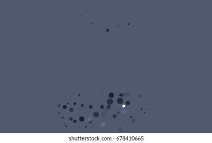 Dark Black vector modern geometrical circle abstract background. Dotted texture template. Geometric pattern in halftone style with gradient. 