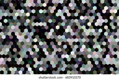 Dark Black vector modern geometrical abstract background. Texture, brand-new background. Geometric background in Origami style with gradient. 