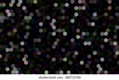 Dark Black vector modern geometrical abstract background. Texture, brand-new background. Geometric background in Origami style with gradient. 