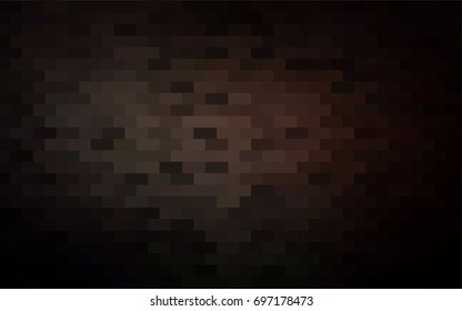 Dark Black vector modern geometrical background. Abstract template. Geometric pattern in square style with gradient.