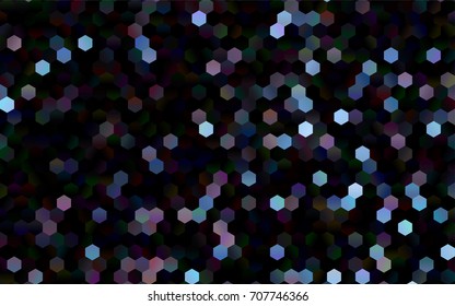 Dark Black vector modern geometrical abstract background. Texture, brand-new background. Geometric background in Origami style with gradient. 