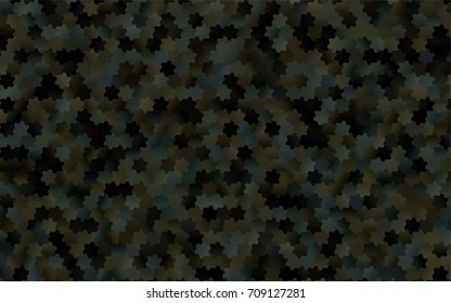 Dark Black vector modern geometrical abstract background. Texture, brand-new background. Geometric background in Origami style with gradient. 