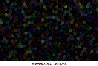 Dark Black vector modern geometrical abstract background. Texture, brand-new background. Geometric background in Origami style with gradient. 