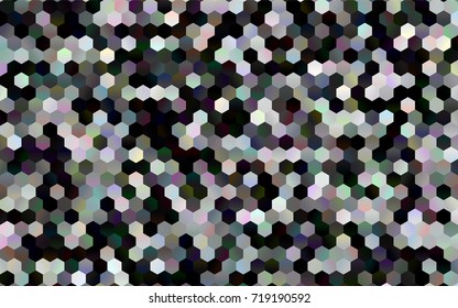 Dark Black vector modern geometrical abstract background. Texture, brand-new background. Geometric background in Origami style with gradient. 