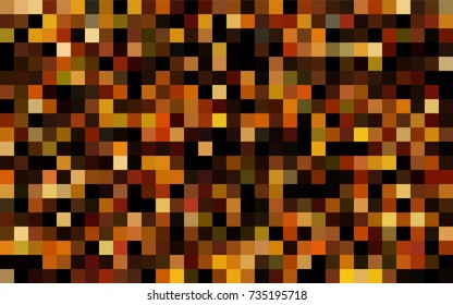 Dark Black vector modern geometrical background. Abstract template. Geometric pattern in square style with gradient.