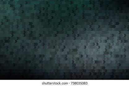 Dark Black vector modern geometrical background. Abstract template. Geometric pattern in square style with gradient.